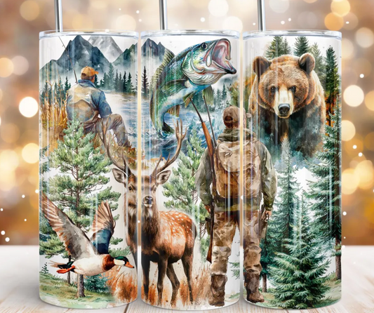 Gobelet isotherme 20 oz Chasse et Pêche