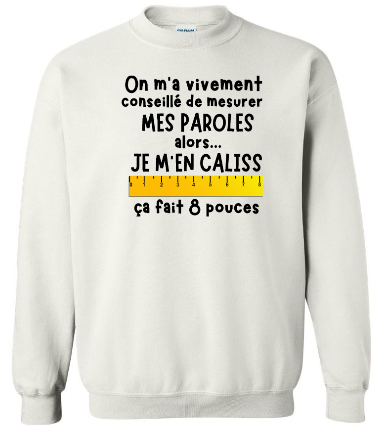 On m'a vivement conseillé