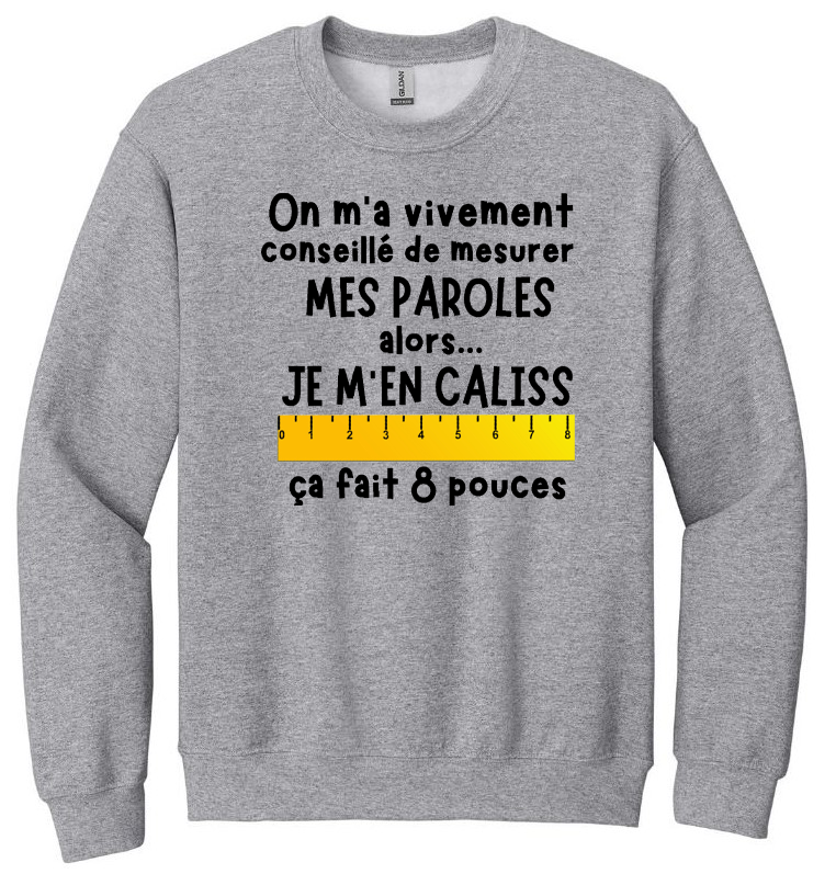 On m'a vivement conseillé