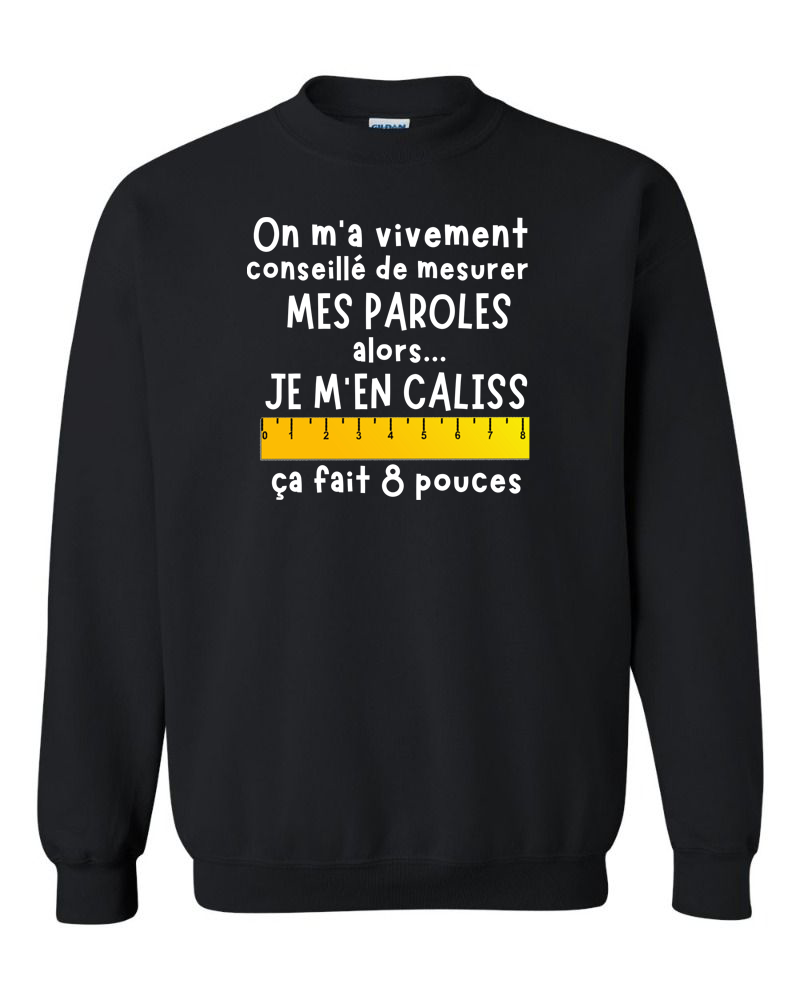 On m'a vivement conseillé
